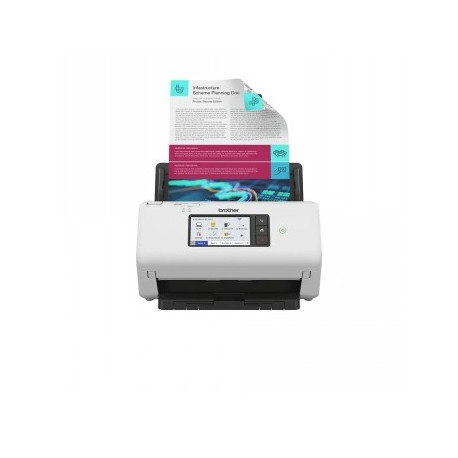BROTHER ADS-4700W DOCUMENT SCANNER, A4, DUPLEX, USB, LAN, WIFI, 40PPM