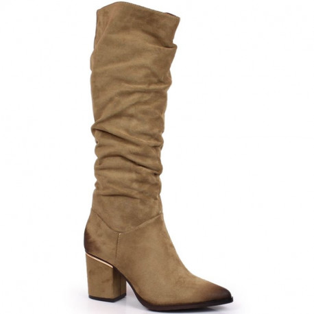 Potocki W WOL109B beige ankle boots (38)