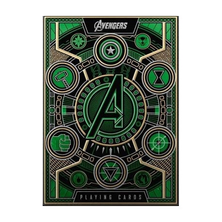 Avengers cards deck green