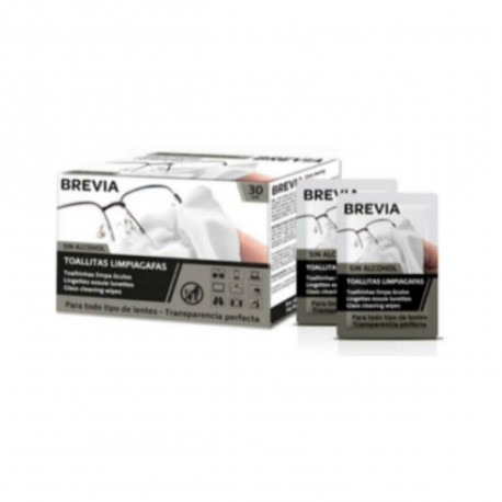 Sterilas tīrīšanas paciņas (iepakojumā) Brevia Brilles (30 uds)