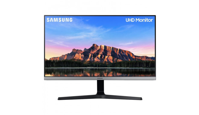 Samsung UR55, 28'', 4K UHD, LED IPS, must/hõbe - Monitor