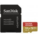 SanDisk mälukaart microSDXC 64GB Action Extreme A1