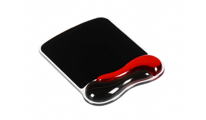Kensington Duo Gel Wristrest Mousepad red/bk - 62402