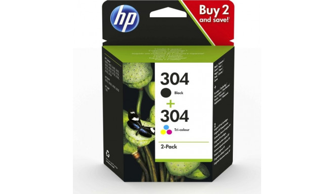 HP ink pack of 2 no. 304 (3JB05AE)