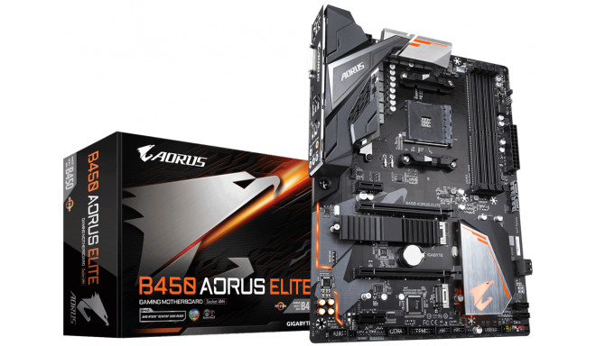 Gigabyte emaplaat B450 Aorus Elite AMD
