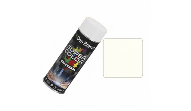 Super Color Universal 400ml RAL 9010 white shiny синтетический лак общего применения