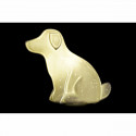 Desk lamp DKD Home Decor White Porcelain LED Dog (25 x 10 x 19 cm)