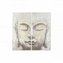 2 maali komplekt DKD Home Decor Buddha Idamaine (120 x 3,7 x 120 cm) (2 pcs)