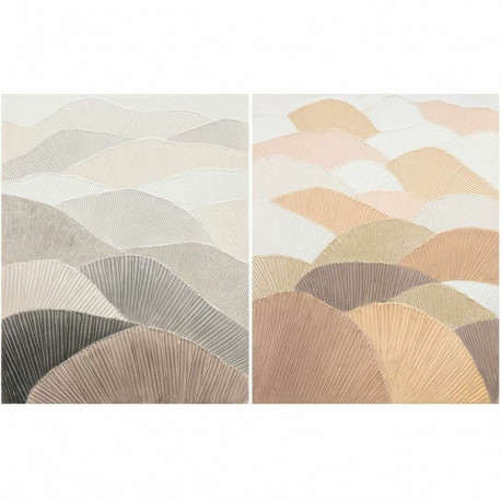 Maal DKD Home Decor 80 x 3,7 x 100 cm Mägi Skandinaavia (2 Ühikut)