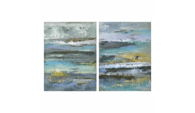 Maal DKD Home Decor Abstraktne Kaasaegne (60 x 2,5 x 80 cm) (2 Ühikut)