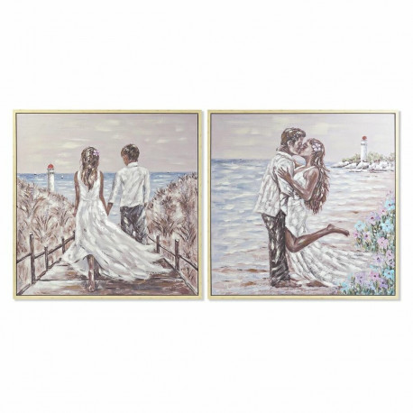Maal DKD Home Decor Rand (100 x 4 x 100 cm) (2 Ühikut)