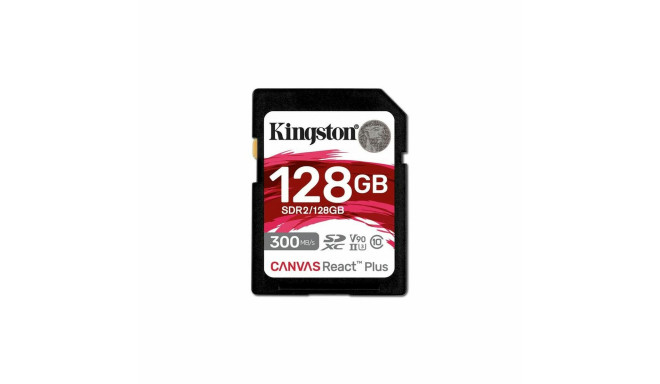Kingston memory card microSDXC 128GB 8K Ultra HD UHS-II + adapter (SDR2/128GB)