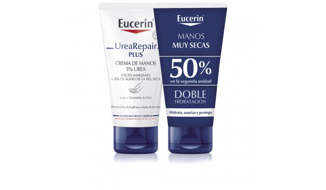 EUCERIN UREAREPAIR PLUS CREMA DE MANOS 5% UREA LOTE 2 x 75 ml