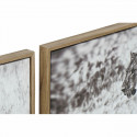 Glezna DKD Home Decor Koloniāls Džungļi (92,5 x 3,5 x 32 cm)