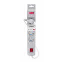 Activejet grey power strip with cord ACJ COMBO 5G/3M/BEZP. AUT/S