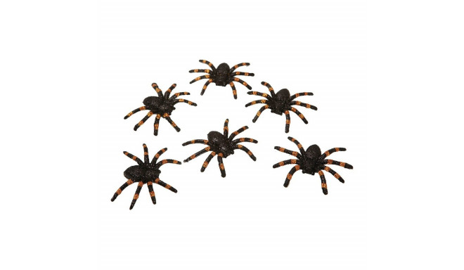 Halloween Decorations My Other Me Spider Shiny (6 uds) (6 x 7 cm)