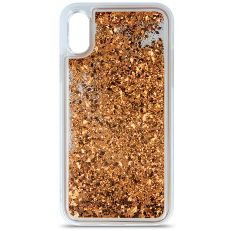 TelForceOne case Liquid Sparkle TPU Samsung Galaxy A13, golden