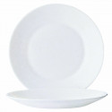 Dessert dish Arcoroc Restaurant 6 Units White Glass (Ø 19,5 cm)