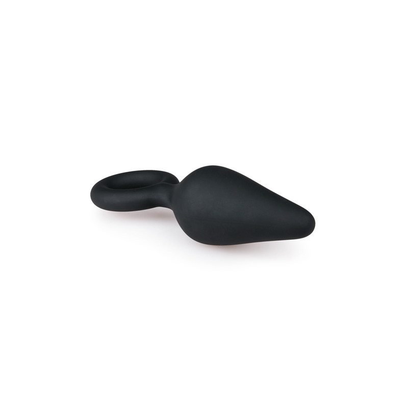 Черный анальный стимулятор Silicone Back End Play - 10,75 см
