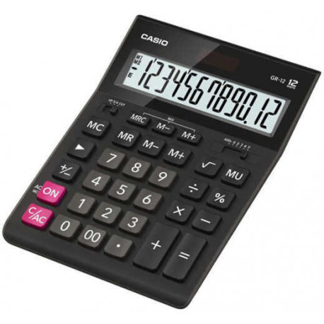 Casio калькулятор GR-12, черный
