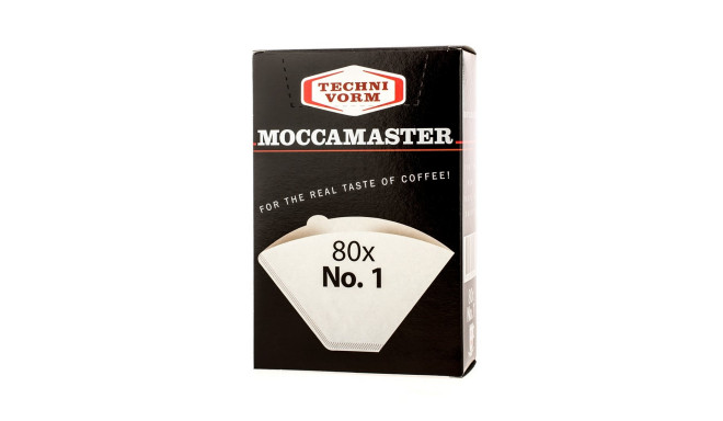 MOCCAMASTER Paper coffee filters Nr 1 disposable 80 pc(s)