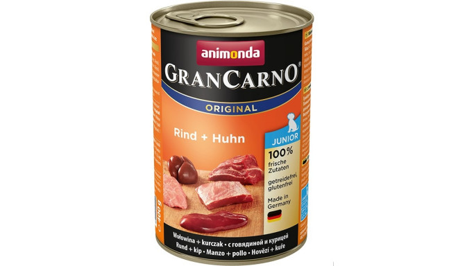 ANIMONDA GranCarno Junior Beef and chicken - wet dog food - 400g