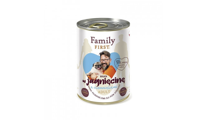 FAMILY FIRST Adult Lamb with potato - Wet dog food - 400 g
