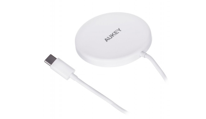 AUEKY Aircore Magnetic LC-A1 Wireless magnetic charger QI USB-C 15W White