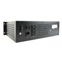 Gembird UPS rack 19'' 3.4u 1500va, 4xiec 230v out, iec14 in,rj11, usb, lcd Line-Interactive 1.5 kV