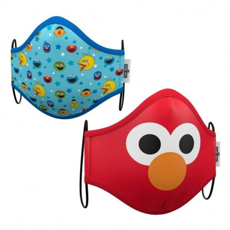 Atkārtoti lietojama auduma higiēnas maska Sesame Street Premium 3-5 gadi