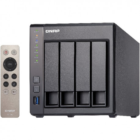 4-Bay QNAP TS-451+-8G Intel Celeron 2.0GHz Quad Core (up to 2.42GHz) Adapter