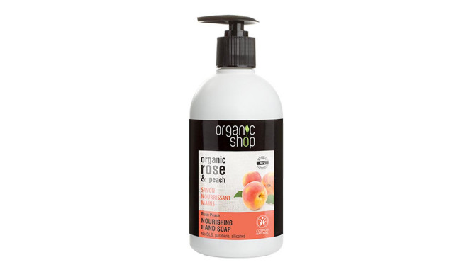 ORGANIC SHOP ROSE PEACH JABON DE MANOS JABON DE MANOS NOURISHING 200ML