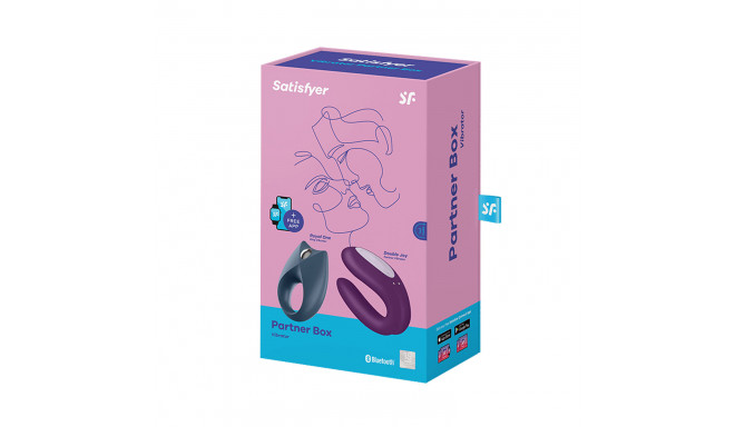 SATISFYER PARTNER BOX 2 PACK DE VIBRADORES 2 1UN