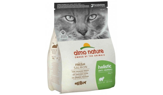 ALMO NATURE Adult Anti-hairball with salmon - Dry Cat Food - 2 kg