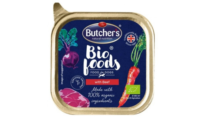 BUTCHER'S Bio Foods with beef - Wet dog food - 150 g