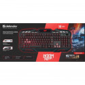 Gaming Keyboard membrane wired DEFENDER DOOM KEEPER GK-100DL
