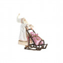 Decorative Figure DKD Home Decor Christmas Father Christmas Wood Polyester (42 x 22 x 50 cm) (2 Unit