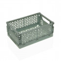Folding box Versa Green polypropylene (25 x 10 x 16,5 cm)