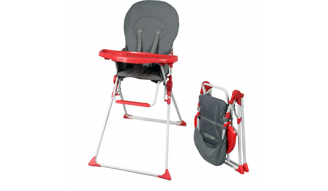 Highchair Bambisol Red Grey PVC 6 - 36 Months