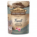 CARNILOVE CAT POUCH Wet cat food Trout, Echinacea 85 g