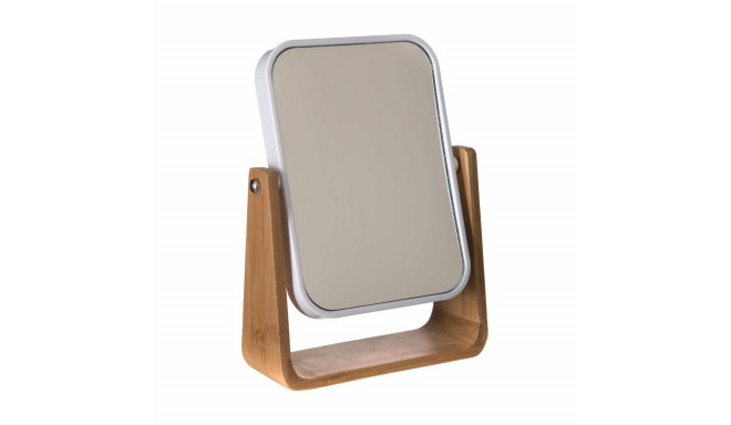 Mirror with Mounting Bracket Natureo White 22 x 16 x 6 cm