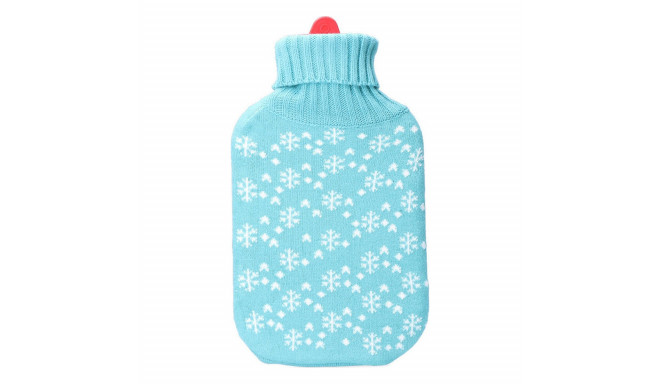 Hot Water Bottle EDM Blue Wool (2 L)