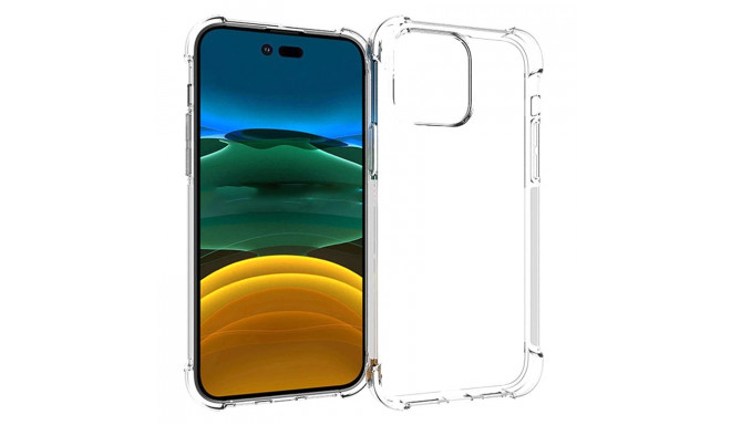 Fusion Anti Shock 1,5 mm silikoonist ümbris Apple iPhone 14 Pro Max läbipaistvale