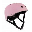 Kask M dla dzieci 3-7 lat z lampką LED różowy