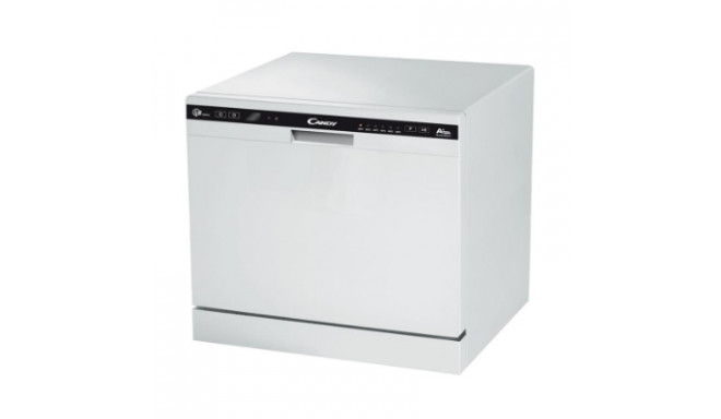 CANDY Table Top Dishwasher CDCP 8, Width 55 cm, Energy class F, White