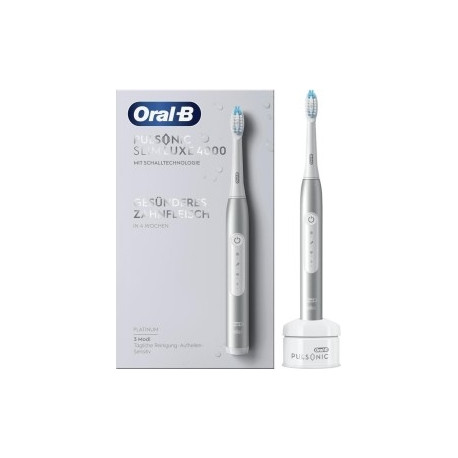 Braun Oral-B Pulsonic Slim Luxe 4000 - Platinum