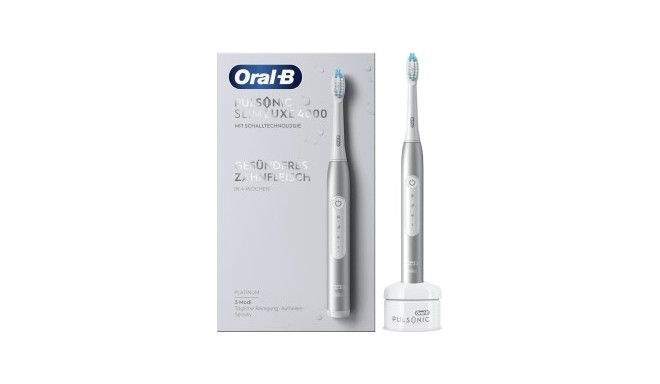 Braun Oral-B Pulsonic Slim Luxe 4000 - Platinum