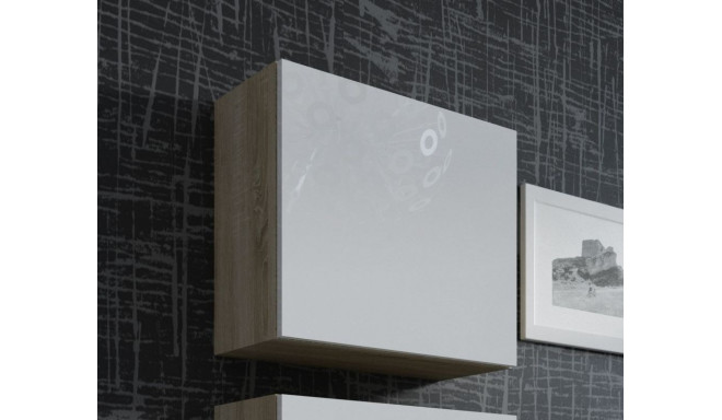 Cama Square cabinet VIGO 50/50/30 sonoma oak/white gloss