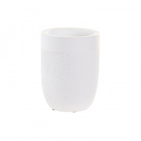 Klaas DKD Home Decor Valge Tsement 8 x 8 x 10,5 cm