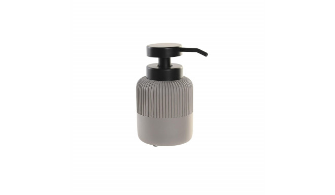 Soap Dispenser DKD Home Decor 7 x 7 x 15 cm Grey Cement polypropylene